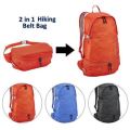 2 in 1 Back pack - A Full-sized Waist Pack that Converts in a full-sized back pack