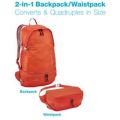 2 in 1 Back pack - A Full-sized Waist Pack that Converts in a full-sized back pack