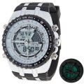 Exquisite Men's Multi Chronograph Watch With LED Back Light in a Complimentary Tin Gift Box