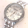 Elegant Ladies Geneva Crystal Quartz Wrist Watch in Gold or Silver
