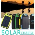 SOLAR Powerbank 5000mAh with 2 USB Ports for Charging of Electronic Devices, Phones & Lights