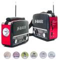 SD/USB/TF MP3 Player - AM/FM Radio, Build in X-Bass Speaker, Flash Light & Rechargeable Battery