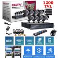 8 Channel CCTV Security Kit With Network Access, Real Time Recording, Day & Night Surveilance....