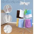 Portable 3-tier Collapsible Laundry Dryer - 360 Degree Swivel with Tripod Stand