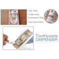Touch Me 2-in-1 Automatic Hands-free Vacuum Toothpaste Dispenser With Holder Rack, No Batteries