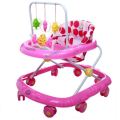Soft Cushion Baby Walking Ring with Adjustable Height, Toy's and Music