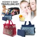 2 in 1 Baby Travel Bag With Multiple Pockets - Great for Mom & Baby