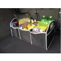 Portable, Convenient, and Collapsible Car Boot Organizer with Carry Handles