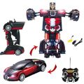 2.4Ghz Buggati Remote Control TRANSFORMER Robot Car, Transforms in 1 Button - With Music & Lights