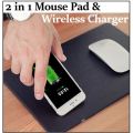 2 in 1 Gaming Mouse Pad & Wireless Charger, Non-slip Base & Secure IC Chip
