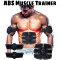 6 Piece EMS Wireless Mobile-Gym 6-Pack Smart Electric Pulse Abdominal Muscle Trainer