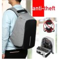 Anti-Theft Backpack with USB Interface and Fully Concealed Zipper Design