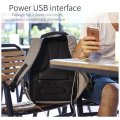 Anti-Theft Backpack with USB Interface and Fully Concealed Zipper Design
