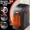 400W Wall Outlet Handy Heater - Set temperature up to 32°C, LED Display, Timer & Speed Settings