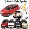 Land Rover Car Shape Bluetooth Speaker & FM Radio With Car Sound & Lights