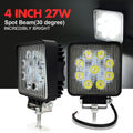 27W Waterproof Pure White 6000K LED Flood Spot Light