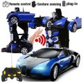 2.4Ghz Gesture Sensing Remote Control TRANSFORMER Robot Car, Xenon Style Lights & Engine Sounds