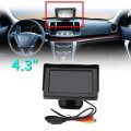 4.3" Car Rearview TFT-LCD Colour Monitor, High Definition with 2 Video inputs