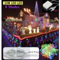100 LED Multi-color Fairy String Lights - 10m, waterproof, 8 Different Flashing Modes