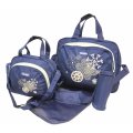 4 Piece Waterproof Baby Nappy Changing Bag Set ONLY AVAILABLE IN BROWN