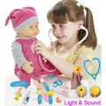 Children's Doctor's Medical Kit with lights & sounds, convenient and Compact in a Carry Case