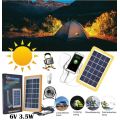 6V Solar Panel with Multi Charging Points USB Charger for Charging of Electronic Devices