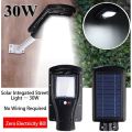 30W 60 LED SOLAR Street or Wall Light, PIR, Motion Sensor, Waterproof, 3 modes LOWEST COURIER FEE