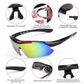 10 Piece Polarized UV400 Cycling Sunglasses with 5 changeable Lenses