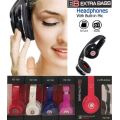 Extra Bass Rechargeable Headphones in different colours