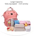Large Capacity Baby Backpack Bag with insulated bottle pockets