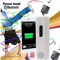 3-in-1 5200 mAh Power Bank, Bluetooth Speaker & Flashlight, USB Interface for Charging of Devices