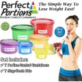 7 Piece Perfect Portions Food Containers - The Simple Way To Lose Weight Fast