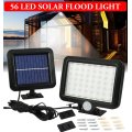 56 LED Multi functional SOLAR Energy PIR Motion Sensor Detection Flood Light Kit