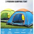 2 Man Tent in Zipper Bag - Lightweight & Easy to Install (200 X 150 X 110 cm)