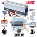 1500W Power Inverter - Convert DC 12V to AC 220V (1500W Continuous Power & 3000W Peak Power)