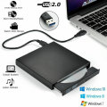 USB 2.0 Portable Slim External DVD/CD-RW Optical Disc Drive Reader Writer Player