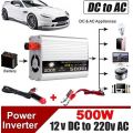 500 WATT Power Inverter - Convert 12V DC to 220V AC (500W Continious Power & 1000W Peak Power)