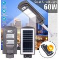 Solar Power Street Light, PIR Motion Sensor, Waterproof, Night Sensor ( 60W LED)