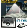 32 LED Solar Wall Light - Stay on Dim Light Mode & Brighten with Motion