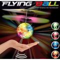 Colourfull Rechargeable Smart Sensor Remote Flying Disco Ball Helicopter