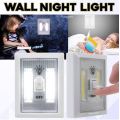 COB LED Magnetic Wall Switch Night Light - Compact, Convenient, Practical and Battery-powered
