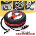 Portable 12V DC Air Compressor Ideal for inflating car tires, balls, rubber floater, hovercraft etc