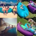 Inflatable Air sofa with Carry Bag, No pump needed, Lightweight and Durable