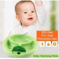 Non-slip suction warming plate for babys with divided Compartments  BPA, PVC and Phthalate Free