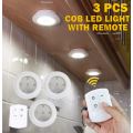 4 Piece Remote Control Multi-function LED Light Set with Dimmer Control & Timer