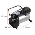 12V 4x4 Dual Cylinder Air Compressor compact with a Carry Case & Accessories