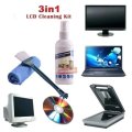 3 Piece LCD Screen Cleaning Kit for Phones, Tablets, Laptops, Computers, TVs etc.