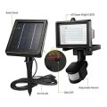 Super Bright 60 LED Solar Flood Light, 5M Wired Solar Panel & Mounting Kit