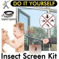 DIY Magnetic Mosquito and Insect Screening Net Kit 150 x 180cm, Easy to Install and to Remove