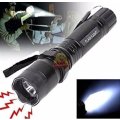High Power Self Defense Electro Shock Stun Gun Flash Light with Built-in Rechargeable Battery